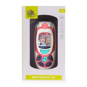 Бебешки Телефон с бутони K999-72G розов