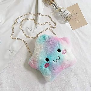 Детски комплект за грим с пухкава чантичка звездичка