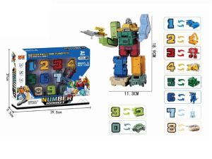 Комплект трансформиращ се робот от цифри Number Robot