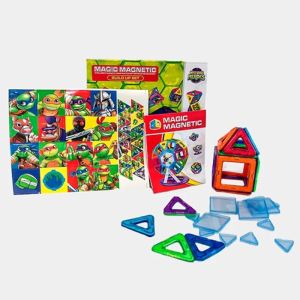Магнитен конструктор Magic Magnetic Ninja Turtles – 26 части