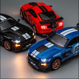 Метална кола Mustang Shelby GT500 – 1:24, Черен, Без опаковка