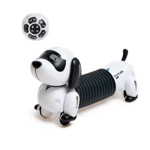 Интерактивно робот куче – Дакел с дистанционно управление, светлини и звуци