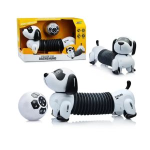 Интерактивно робот куче – Дакел с дистанционно управление, светлини и звуци