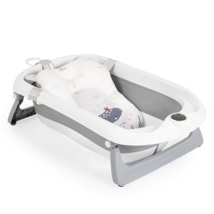 Сгъваем бебешки комплект за баня Balena сив