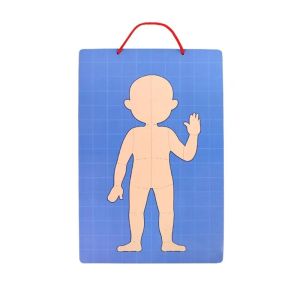 Магнитен пъзел „Човешко тяло“ – Образователен комплект с 90 части