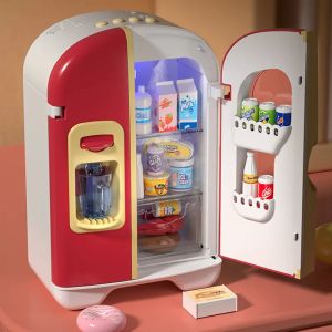 Детски хладилник с осветление и аксесоари