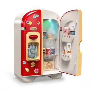 Детски хладилник с осветление и аксесоари