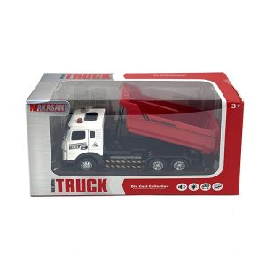 Детски камион самосвал с метална каросерия, светлини и звук