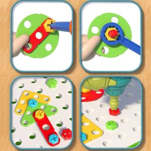 Детски конструктор Dino Zone с винтоверт и маса – 315 части