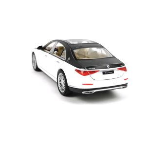 Метална кола Mercedes Maybach 1:22, Със звук и светлини, Бял