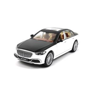 Метална кола Mercedes Maybach 1:22, Със звук и светлини, Бял