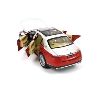 Метална кола Mercedes Maybach 1:22, Със звук и светлини, Червен