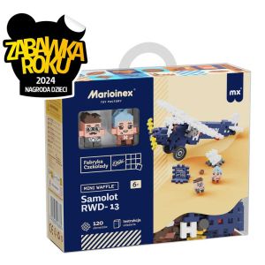 Мини вафлен конструктор Marioinex &quot;Самолет RWD-13&quot;, 120 части