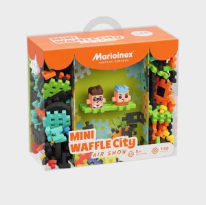 Мини вафлен конструктор Marioinex &quot;Шоу в небето&quot;, 148 части