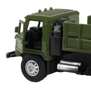 Военен камион с метална кабина – камуфлажен дизайн, Зелен