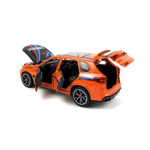 Метален автомобил BMW X5 M – мащаб 1:24, оранжев, Без опаковка