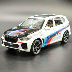 Метален автомобил BMW X5 M – мащаб 1:24, Бял, Без опаковка