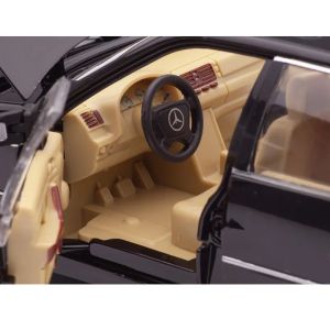 Метална кола Mercedes-Benz S-Class 320 W140 – мащаб 1:24, Черен, Без опаковка