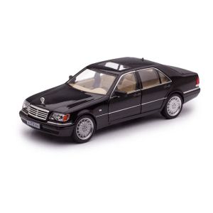 Метална кола Mercedes-Benz S-Class 320 W140 – мащаб 1:24, Черен, Без опаковка