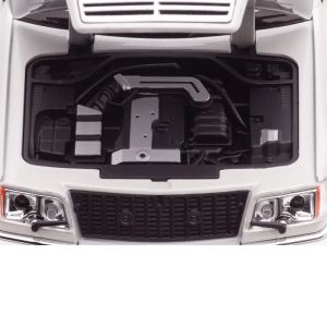 Метална кола Mercedes-Benz S-Class 320 W140 – мащаб 1:24, Бял, Без опаковка