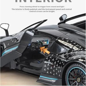 Метална кола Mercedes-AMG ONE – 1:18, черен, Без опаковка