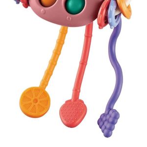 Бебешка сензорна играчка Baby bottle pink