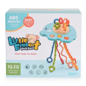 Бебешка сензорна играчка Elephant 2890-beige