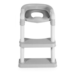 Детска тоалетна седалка със стълба Lifty сив