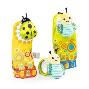 Дрънкалки чорапи Green Beetle Bee 82624