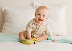 Дрънкалки чорапи Green Beetle Bee 82624