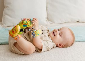 Дрънкалки чорапи Green Beetle Bee 82624