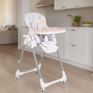 Детски стол за хранене Bueno розов