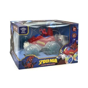 Детска каскадна количка Spider-Man с дистанционно и въртящи се колела