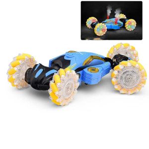 Каскадна лазерна количка с пушек, светлини, музика и 2.4GHz дистанционно – 32 см