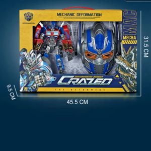 Трансформиращ се робот Optimus Prime с камион и маска – вдъхновен от легендарен герой