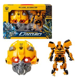 Трансформиращ се робот Bumblebee с камион и маска – вдъхновен от легендарен герой