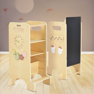 Дървена обучителна кула 4 в 1 Big Ben