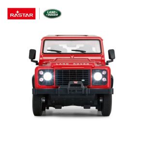 Джип Land Rover Defender с Ремарке – Rastar, Мащаб 1:14, Жълт