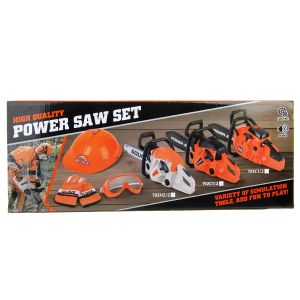 Комплект детска резачка – Каска, Очила и Ръкавици