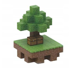 Магнитен конструктор MyWorld – Остров с дърво и сандък, 64 части