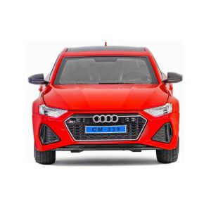 Метална кола Audi RS7, Червена, 1:24, Отваряеми врати и багажник, Без опаковка