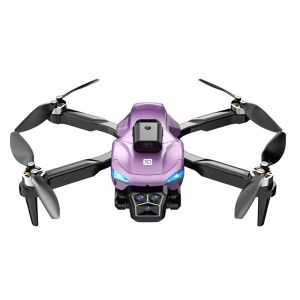 Сгъваем дрон с камера и сензори за препятствия, лилав цвят