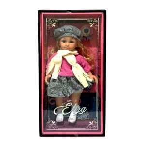 Детска кукла Eliza с шапка и шал – 35 см