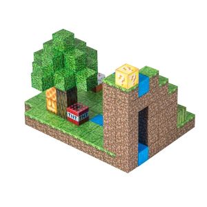 Магнитен конструктор Minecraft стил – 128 части