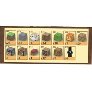 Магнитен конструктор Minecraft стая – 128 части