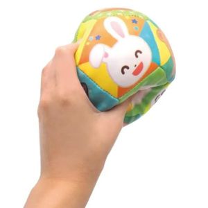 Комплект меки бебешки топки 2 броя – цветни с животни