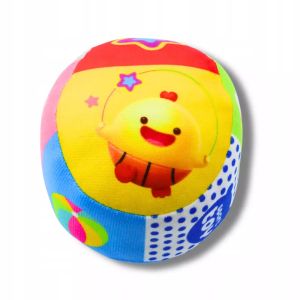 Комплект меки бебешки топки 2 броя – цветни с животни