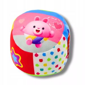 Комплект меки бебешки топки 2 броя – цветни с животни