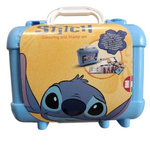 Творческо куфарче "Стич" с аксесоари за оцветяване и 5 печата 