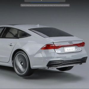 Метална кола Audi A7 1:24 – сив металик, Без опаковка